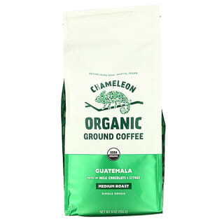Chameleon Organic Coffee, Gemahlener Bio-Kaffee, Guatemala, mittlere Röstung, 255 g (9 oz.)