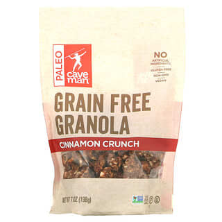 Caveman Foods, Granola sin cereales, Canela crujiente, 198 g (7 oz)