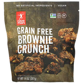 Caveman Foods, Brownie Crocante sem Grãos, 397 g (14 oz)