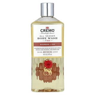 Cremo, All Season Body Wash, No. 8, Bourbon & Oak, 16 fl oz (473 ml)
