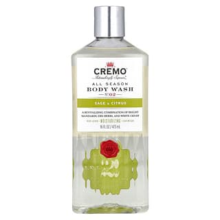 Cremo‏, סבון רחצה לכל עונה, מס' 2, מרווה והדרים, 16 אונקיות נוזל (473 מ"ל)