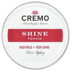 Cremo, Shine Pomade, High Hold & High Shine, 4 oz (113 g)