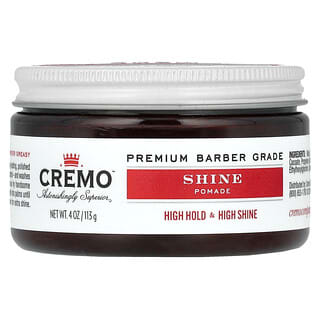 Cremo, 高級理髮師級，頭髮定型髮蠟，光亮，4 盎司（113 克）