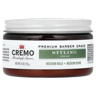 Cremo, Styling Cream, Medium Hold & Medium Shine, 4 oz (113 g)
