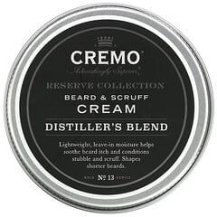 Cremo, Reserve Collection, Beard and Scruff Cream, Distiller's Blend, Reserve Blend, 4 oz (113 g) (Discontinued Item) 