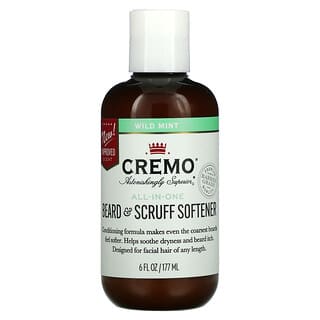 Cremo, All-In-One Beard & Scruff Softener, Wild Mint, 6 fl oz (177 ml)