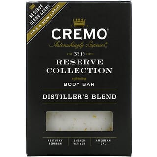 Cremo, Reserve Collection, Exfoliating Body Bar, No. 13 Distiller's Blend, Reserve Blend, 6 oz (170 g)