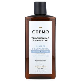 Cremo, Șampon pentru îngroșare, ienupăr și eucalipt, 16 fl oz (473 ml)