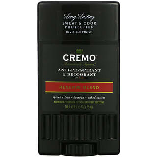 Cremo, Anti-transpirant et déodorant, No.13, Reserve Blend, 75 g