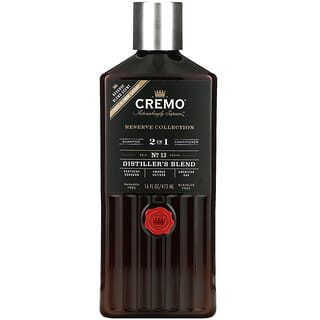 Cremo, Reserve 混合物，2 合 1 洗发水 + 护发素，13 号，Distillers 混合物，Reserve 混合物，16 液量盎司（473 毫升）