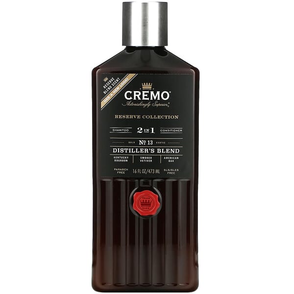 Cremo, リザーブブレンド 2 in 1シャンプー＆コンディショナー No.13 ディスティラーズブレンド リザーブブレンド 473ml（16液量オンス）