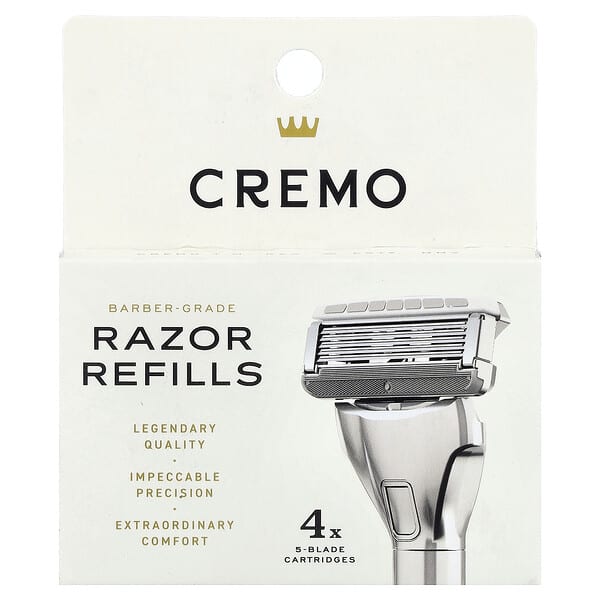 Cremo, 면도기 리필, 카트리지, 4개입