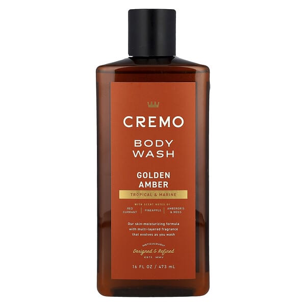 Cremo, Body Wash, Golden Amber , 16 fl oz (473 ml)