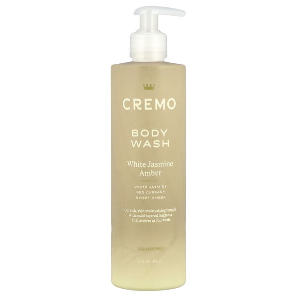 Cremo, Body Wash, White Jasmine Amber, 16 fl oz (473 ml)