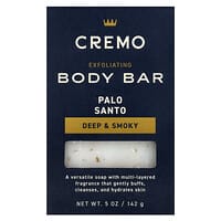 Cremo, Exfoliating Body Bar, Palo Santo, 5 oz (142 g)