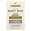 Cremo, Baton złuszczający do ciała z włoską bergamotką, 142 g