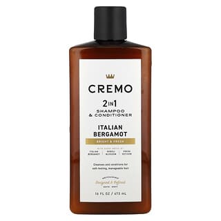 Cremo, шампунь і кондиціонер 2 в 1, італійський бергамот, 473 мл (16 рідк. унцій)