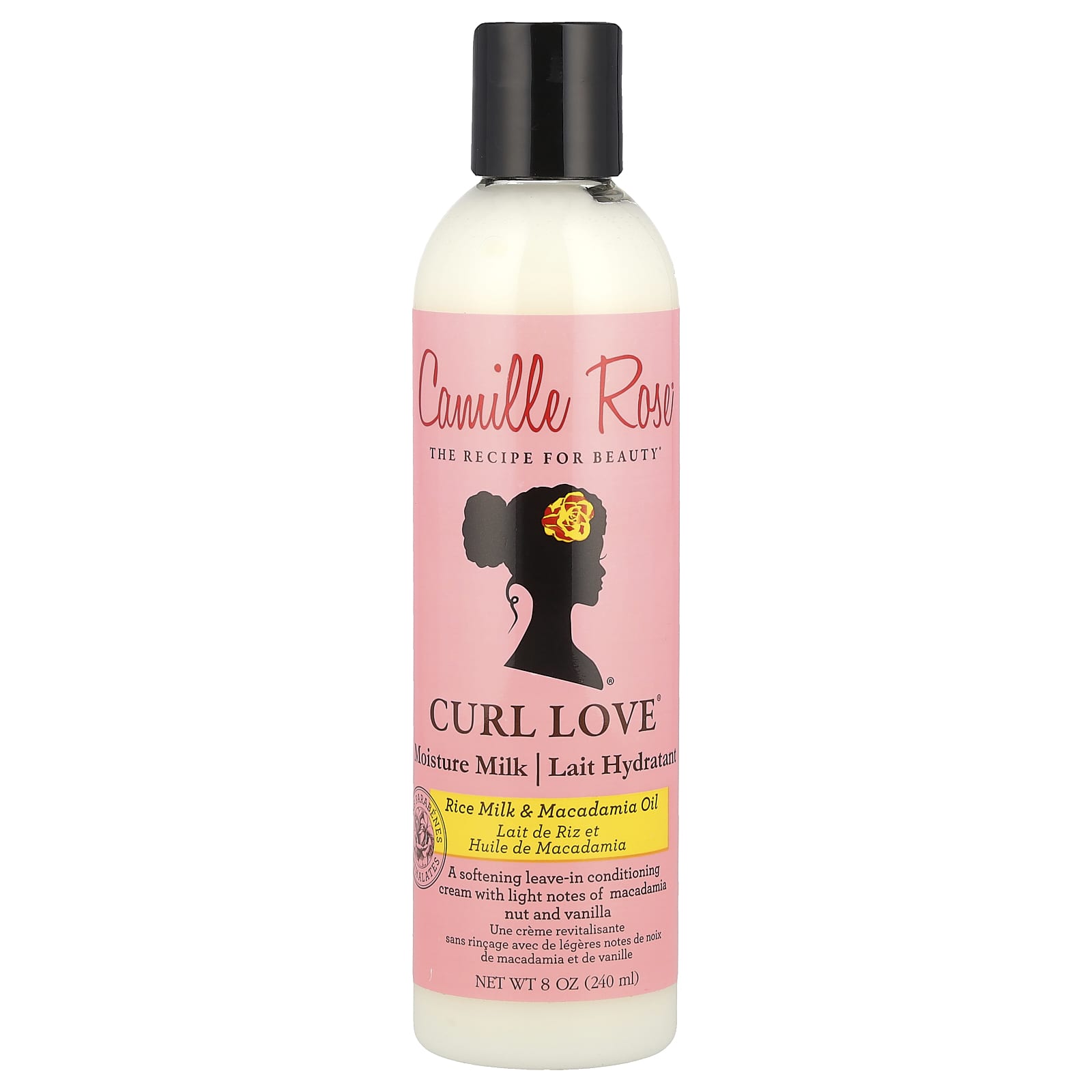 Leche humectante Curl Love, Crema acondicionadora sin enjuague