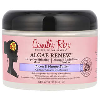 Camille Rose, Máscara de Condicionamento Profundo com Algas Renováveis, Manteiga de Cacau e Manga, 240 ml (8 oz)