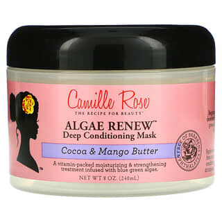Camille Rose, Algae Renew Deep Conditioning Mask, Cocoa & Mango Butter, 8 oz (240 ml)