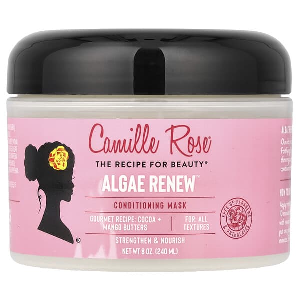 Camille Rose, Algae Renew®, 컨디셔닝 마스크, 코코아 및 망고 버터, 240ml(8oz)