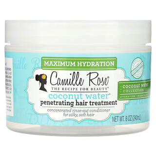 Camille Rose, кокосова вода, проникаючий засіб для волосся, максимальне зволоження, 240 мл (8 унцій)