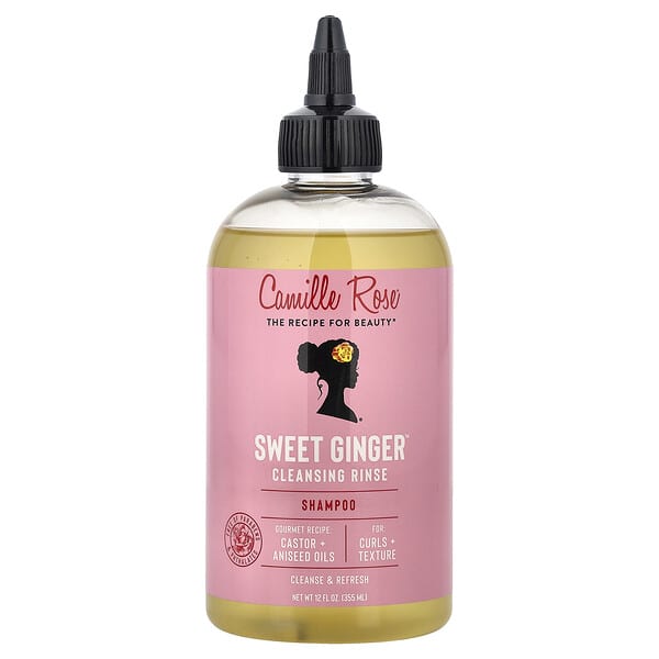 Camille Rose, Sweet Ginger™, 클렌징 린스 샴푸, 캐스터오일 및 아니스씨유, 355ml(12fl oz)