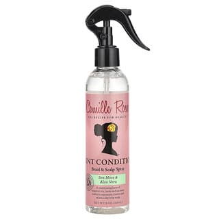 Camille Rose, Spray acondicionador de menta para trenzas y cuero cabelludo, Musgo marino y aloe vera, 240 ml (8 oz)