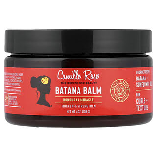 Camille Rose, Balsem Batana, Untuk Rambut Keriting + Tekstur, 108 g (4 ons)