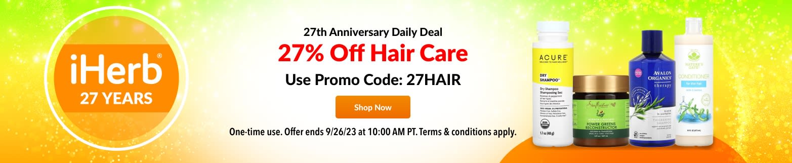 27% OFF HAIR CARE