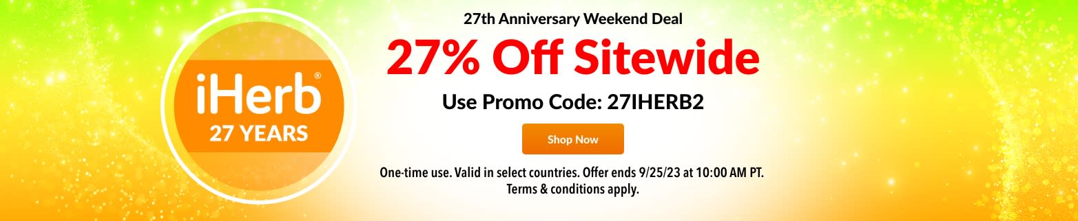 27% OFF SITEWIDE
