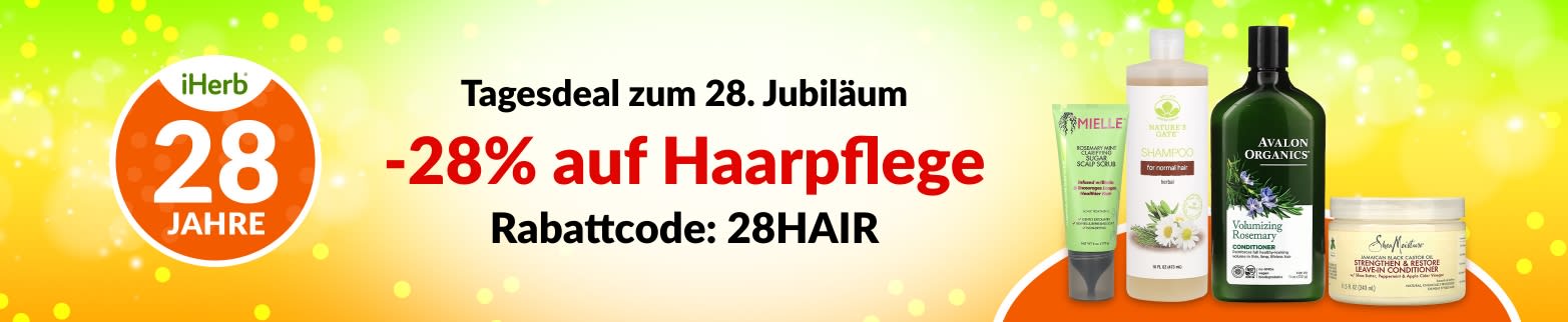 28% RABATT HAARPFLEGE