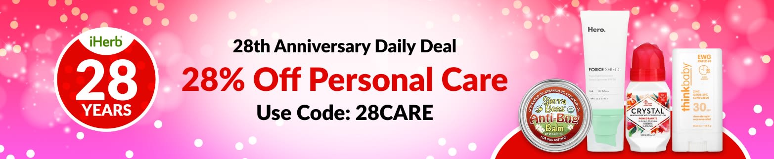 28% OFF PERSONAL CARE