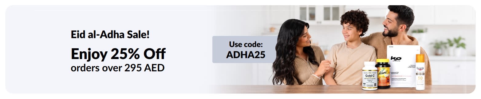 Eid al-Adha Sale! Enjoy 25% Off orders over 295 AED. Use code: ADHA25