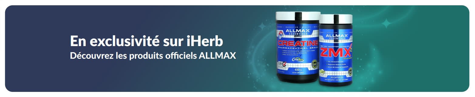 ALLMAX, uniquement sur iHerb