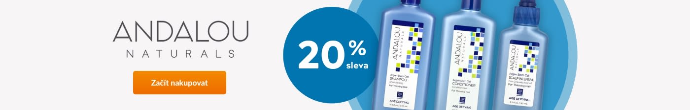 20% sleva na značku Andalou Naturals