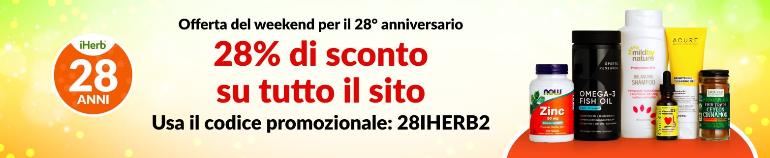 28% DI SCONTO SU TUTTO IL SITO