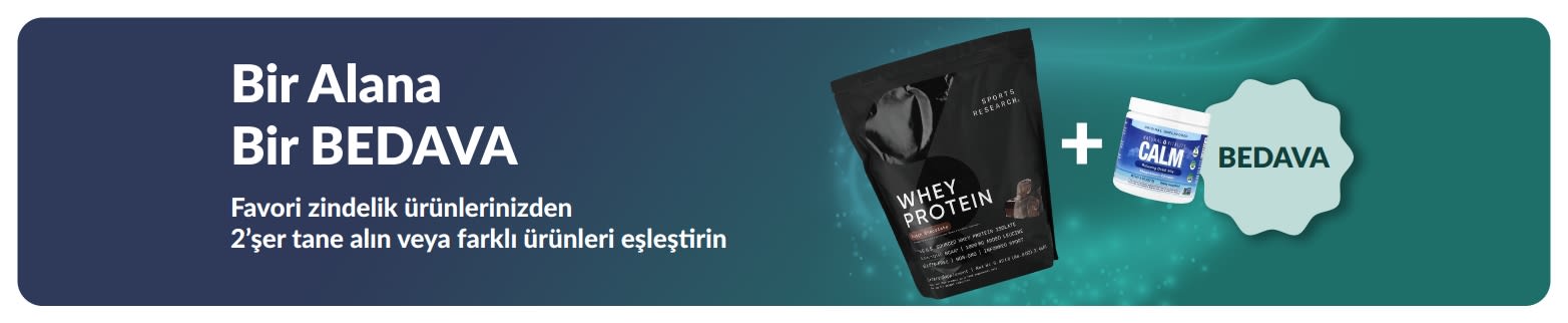 Probiyotik takviyeler ve damlalıklı şişe görsellerinin yer aldığı iHerb iyi yaşam kampanyası, temel ihtiyaçlarda 1 Alana 1 Bedava fırsatıyla iyi yaşam rutinine avantajlı bir başlangıç sunuyor.