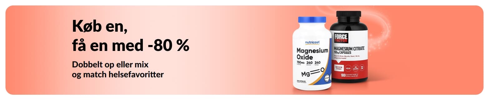 iHerb-kampagnebanner med tilbud om køb en, få en gratis på helsefavoritter.