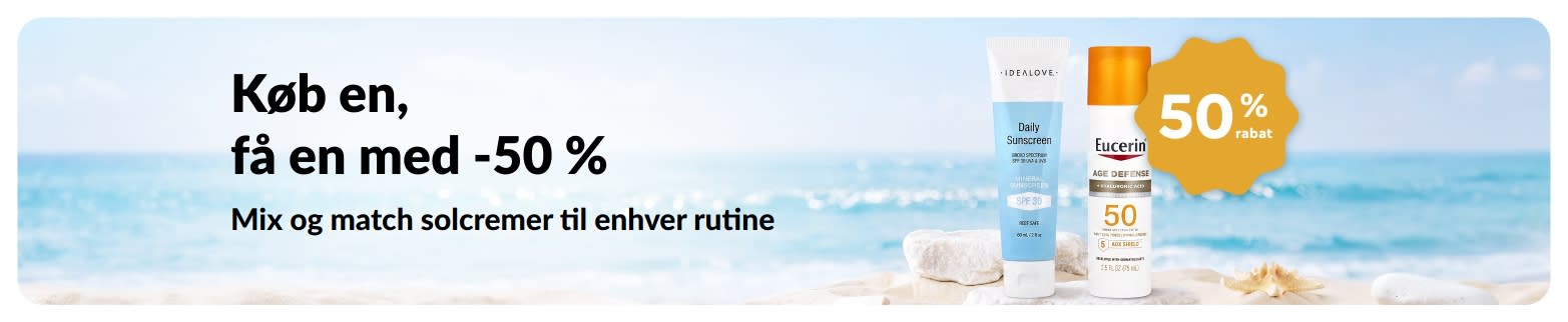 iHerb solcreme-kampagnebanner med 