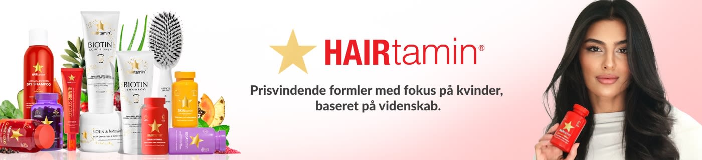 HAIRtamin® Prisvindende formler med fokus på kvinder, baseret på videnskab.