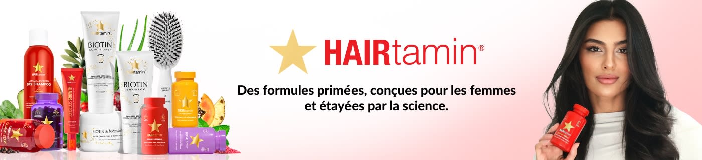 HAIRtamin® Formules primées, conçues pour les femmes et étayées par la science