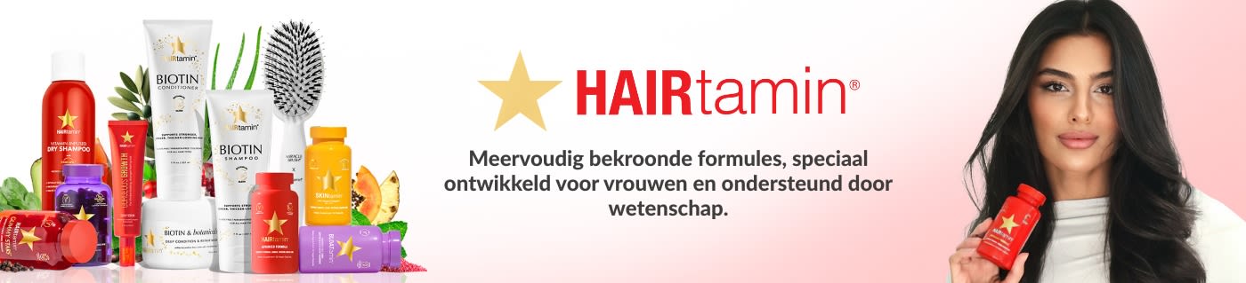HAIRtamin® Meervoudig bekroonde formules, speciaal ontwikkeld voor vrouwen en ondersteund door wetenschap.