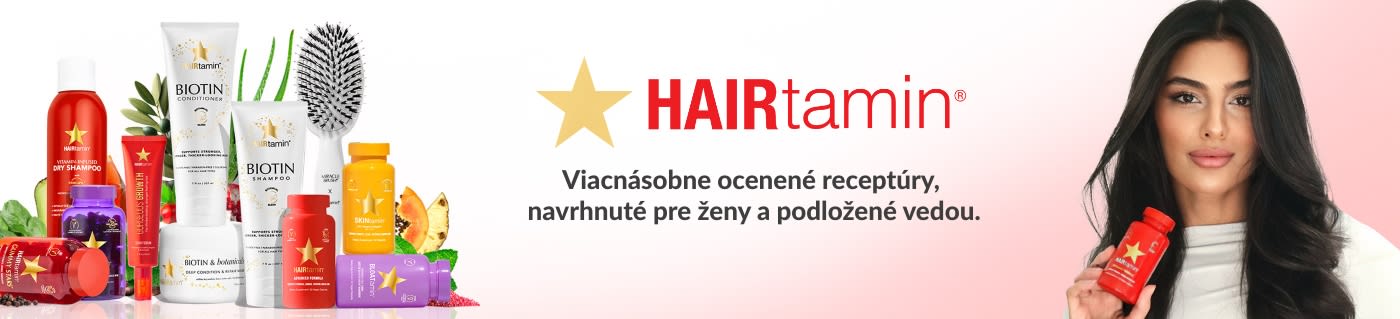 HAIRtamin® Viacnásobne ocenené receptúry, navrhnuté pre ženy a podložené vedou.