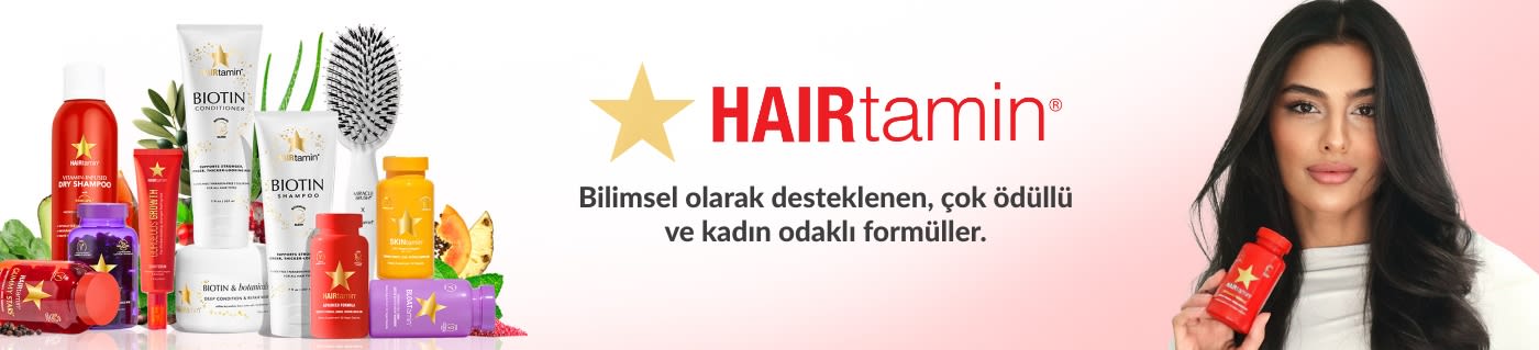 HAIRtamin® Bilimsel olarak desteklenen, çok ödüllü ve kadın odaklı formüller.