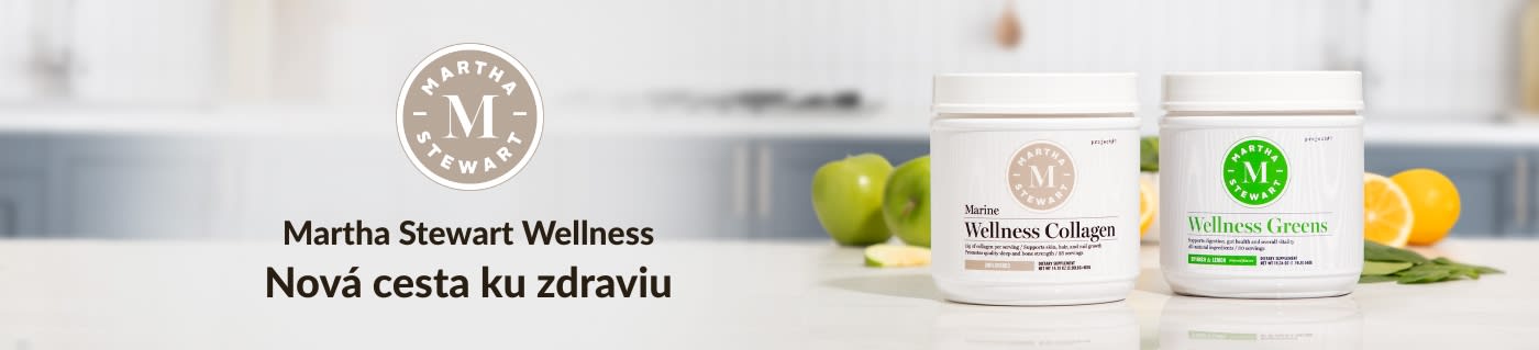 Nakupujte doplnky výživy Martha Stewart Wellness – vrátane morského kolagénu, zelených zmesí pre vitalitu a ďalších produktov.