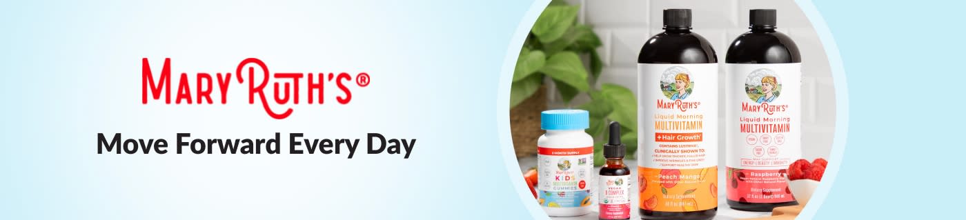 Shop MaryRuth’s supplements including liquid morning multivitamins, kids gummies, hair growth support, and more.