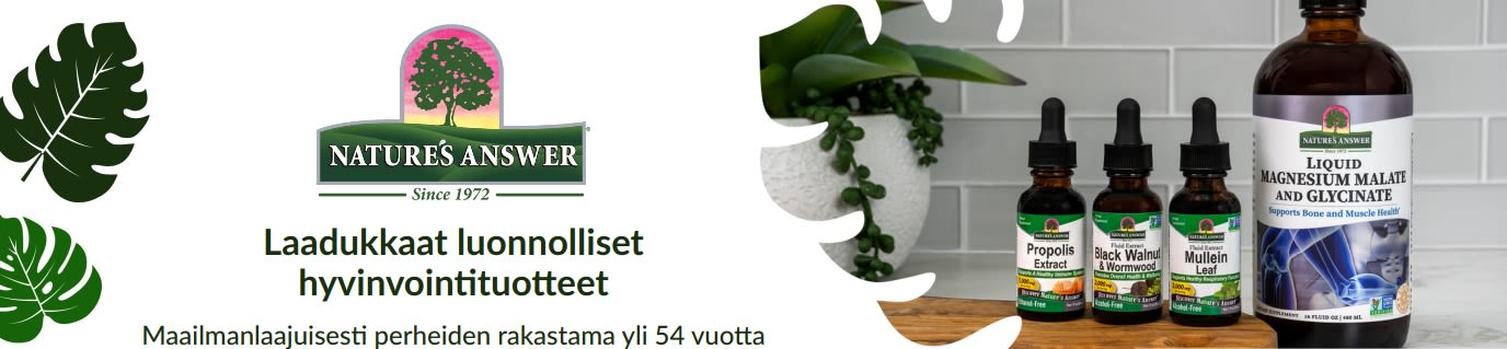 Nature's Answer -banneri: 