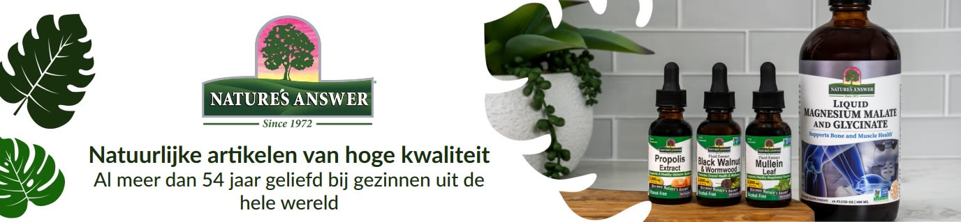 Banner van Nature's Answer: 