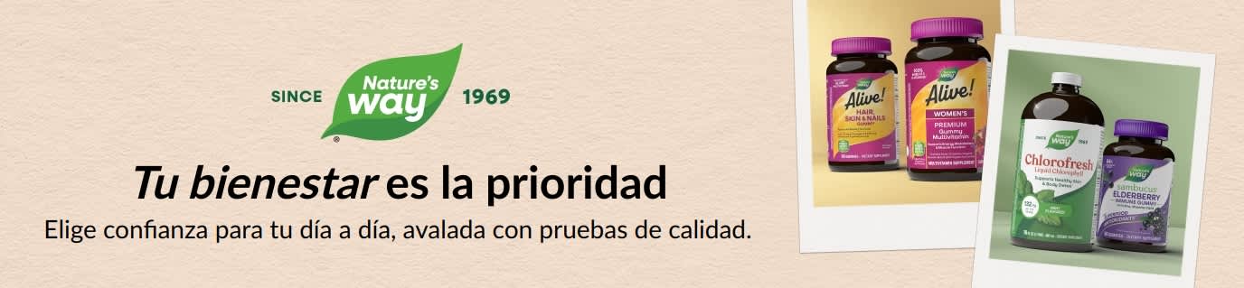 Nature's Way: elige confianza para tu día a día, avalada con pruebas de calidad.
